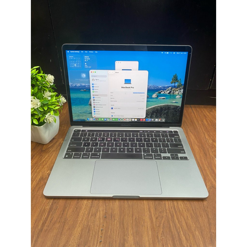 MacBook Pro 13-inch TB M1 16GB 256GB SECOND MULUSS