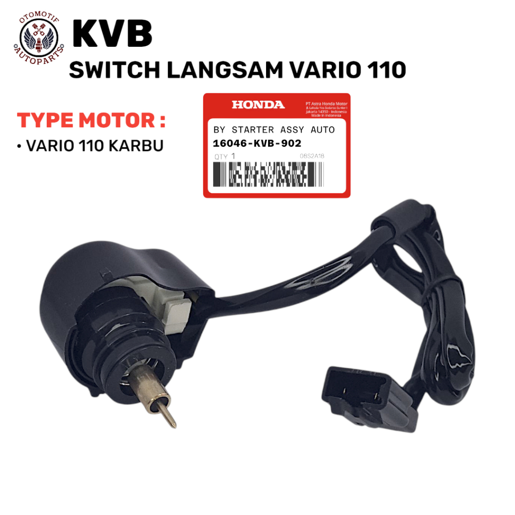 Switch Swit Langsam Choke Cuk Otomatis Vario 110 Karbu KVB