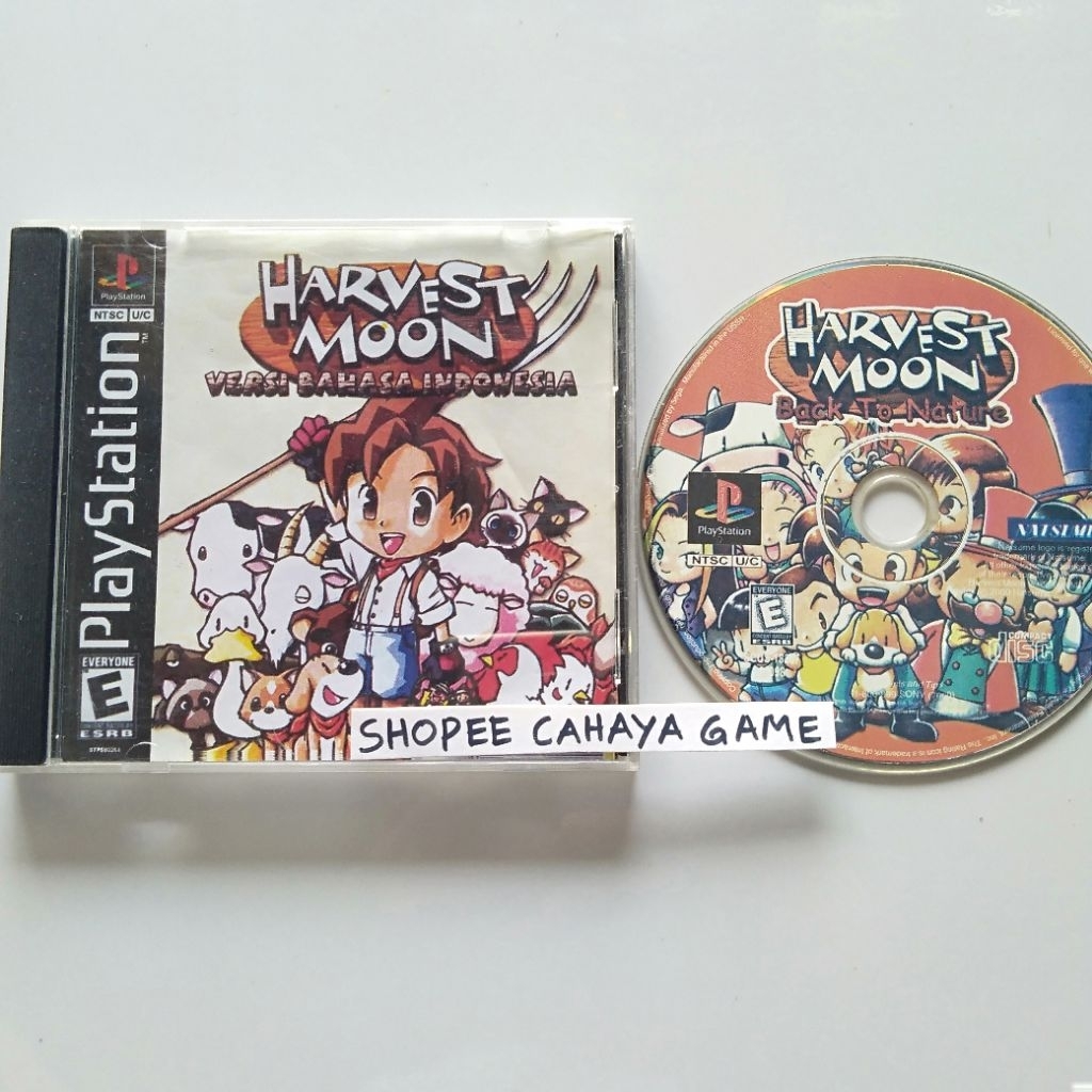 kaset ps1 kopab harvest moon back to nature bahasa inggris