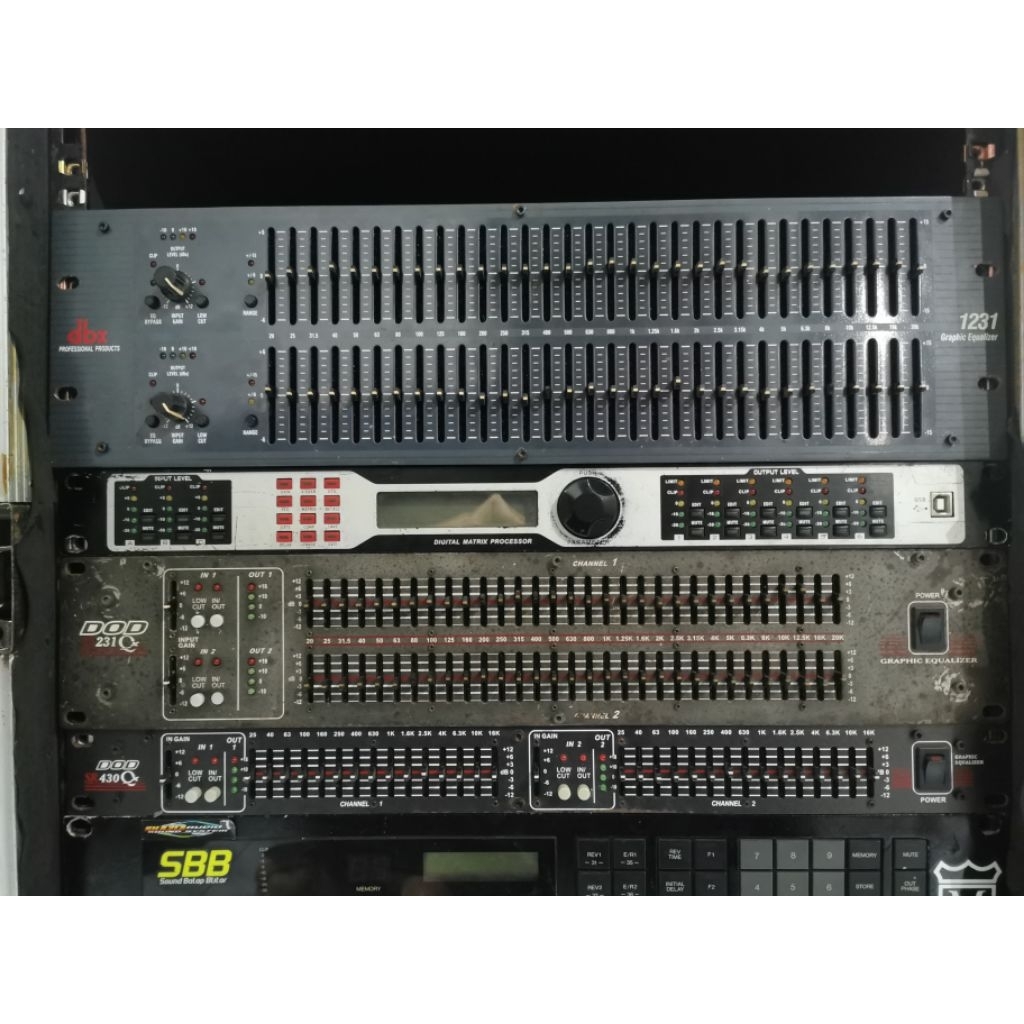 DBX 1231 equalizer bekas second