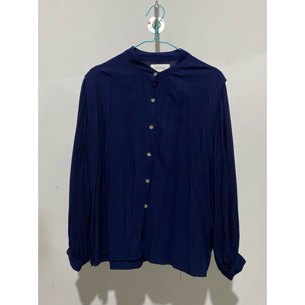 Blouse Biru Dongker