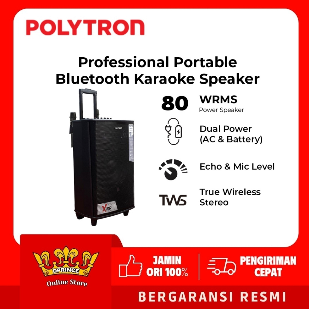 POLYTRON Speaker Aktif Portable - PASPRO 12F7