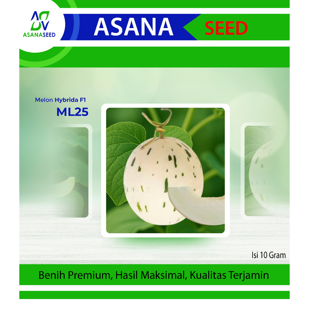 Benih Melon Jenis Dalmation ML25 Kemasan 100 Seed - ASANA Seed