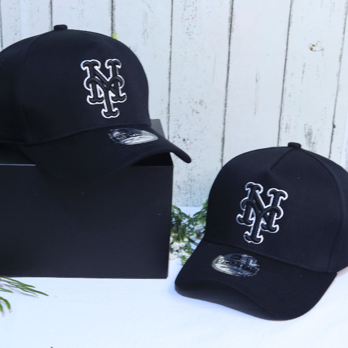 Topi Baseball Unisex Katun Bordir NY Premium Grade Adjustable 58-60cm