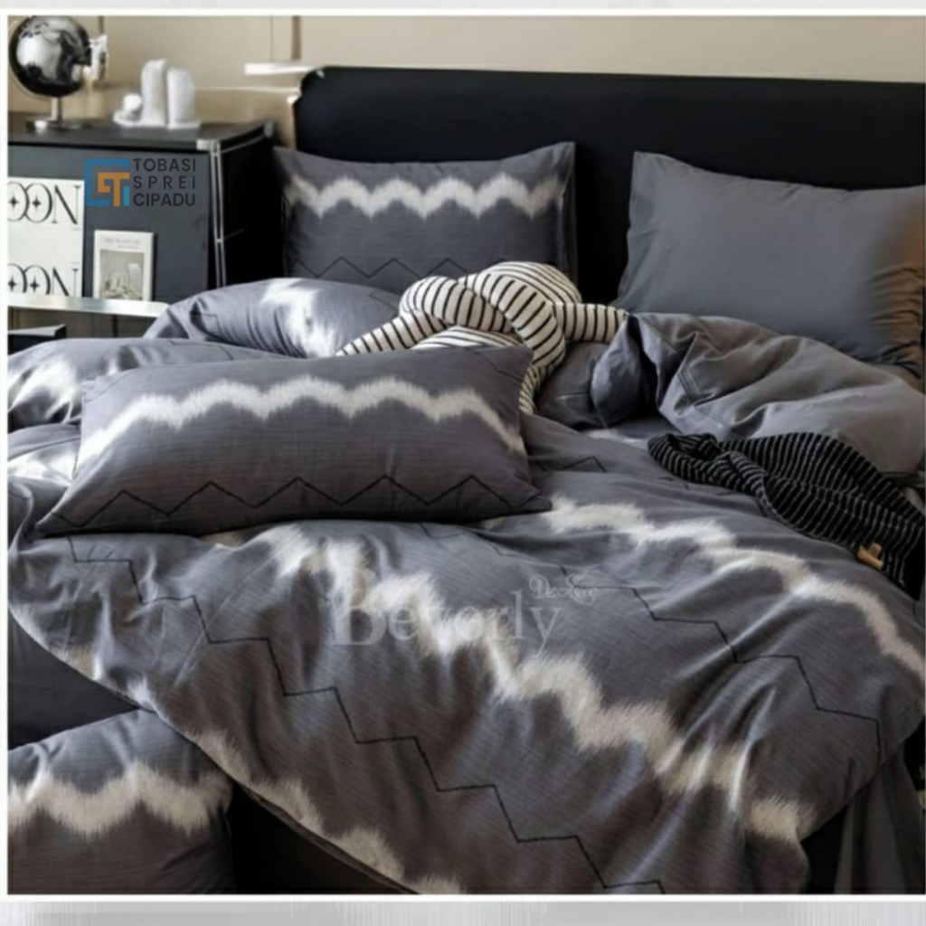 Bedcover set Sprei Katun Antigeser Motif Jordan Ukuran 120x200 160x200 180x200 - Sprai Murah