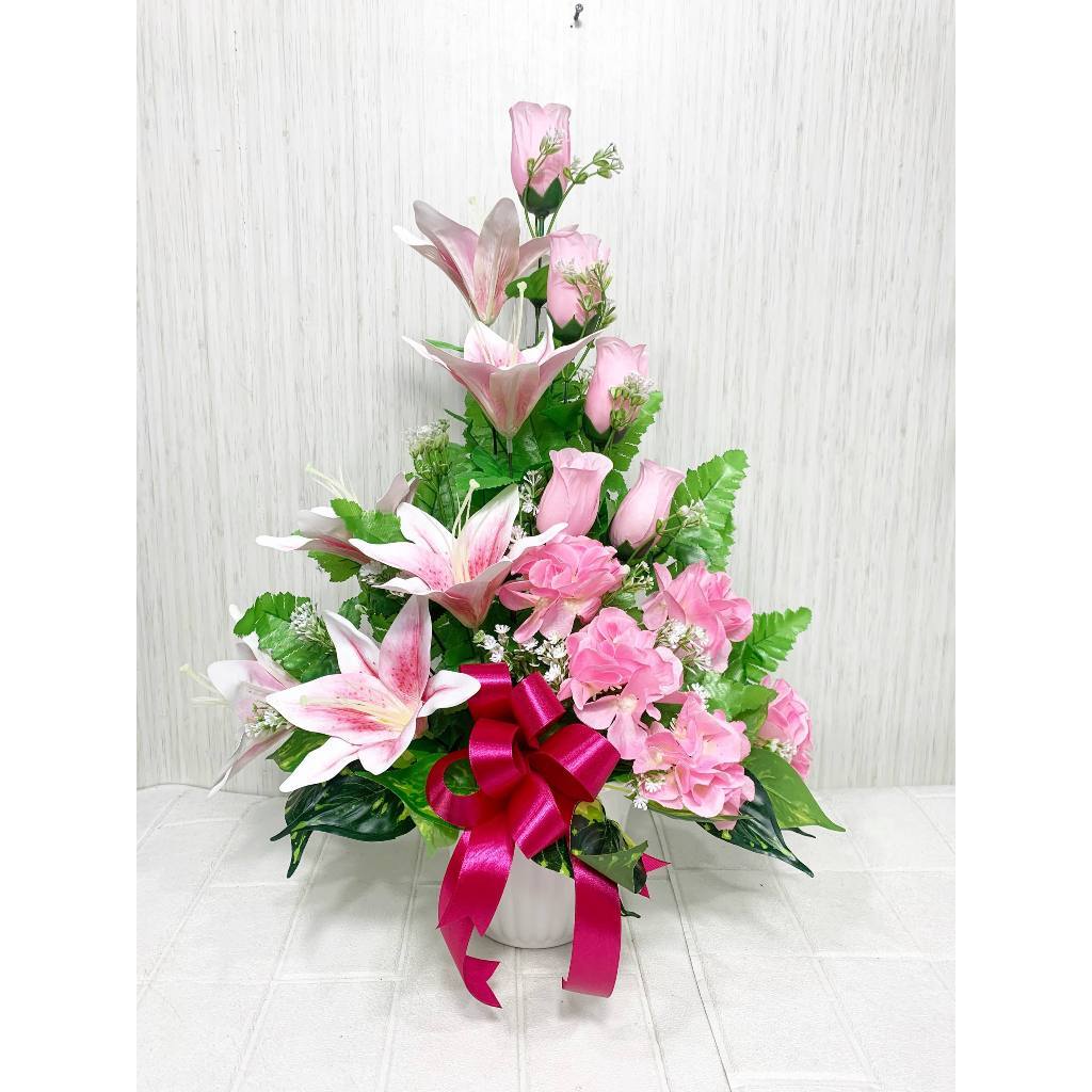 Bunga Meja sudut Lily Latex Premium