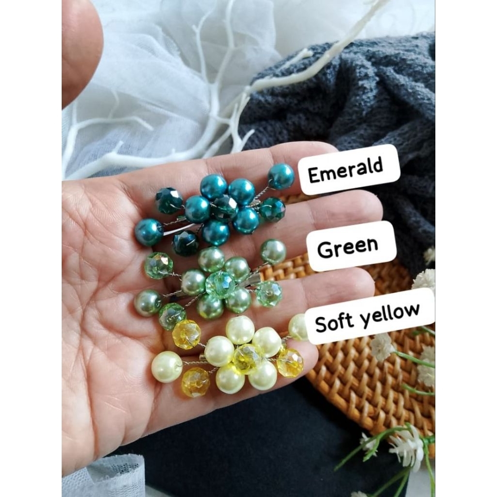 Bros Mutiara Handmade,Bros Mutiara Sintetis part 2