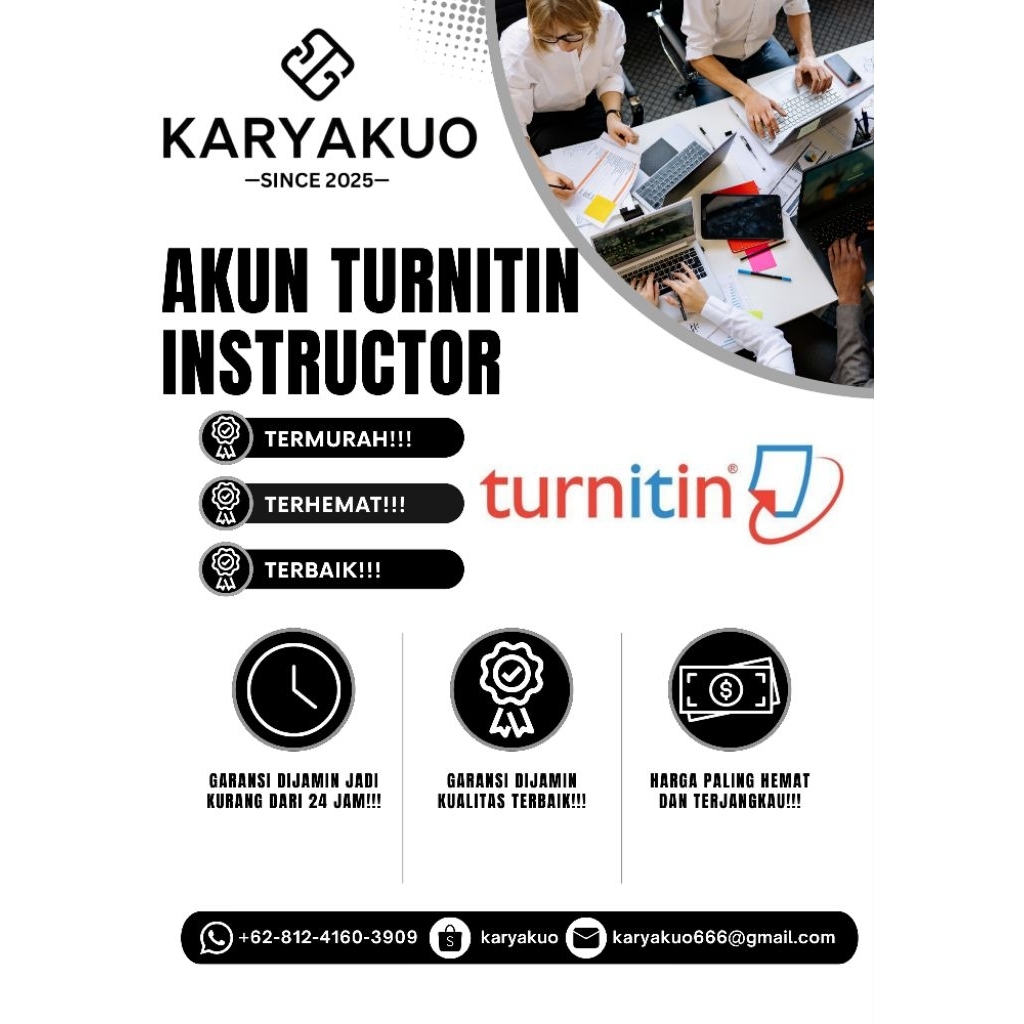 AKUN TURNITIN INSTRUCTOR TERMURAH