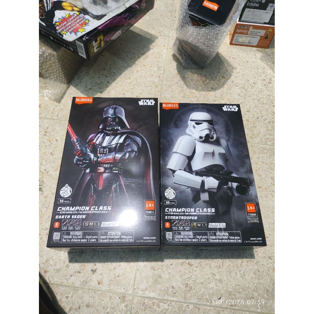 Blokees Champion Class Darth Vader Stormtrooper ori