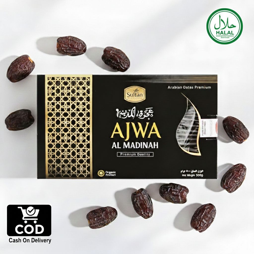 Kurma Ajwa Kurma Nabi 500 gram - Kurma ajwa sultan