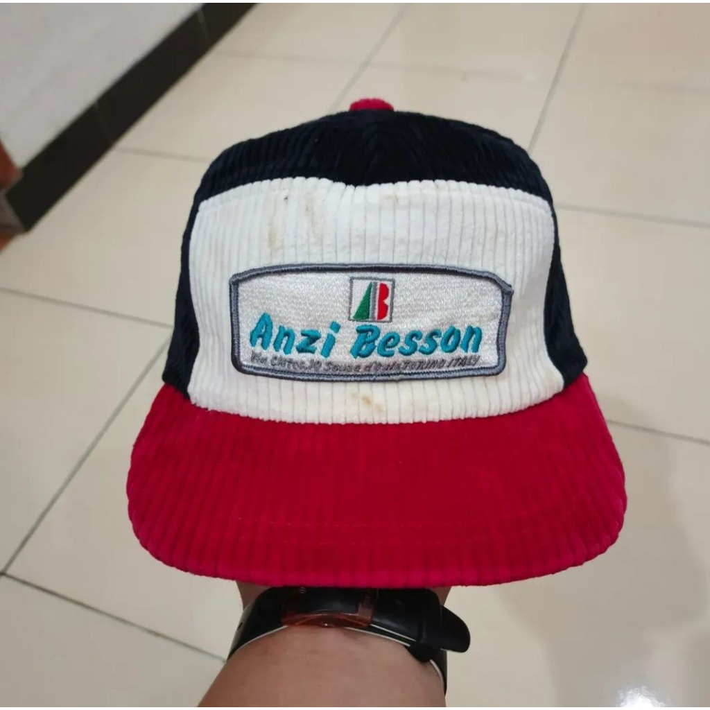 Topi Vintage Corduroy ANZI BESSON Earflap