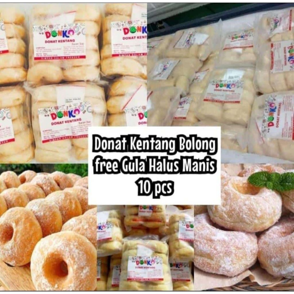 Donat Kentang Bomboloni Isi Coklat | Jumbo, Empuk & Lembut, Tidak Serik, Manis Lumer