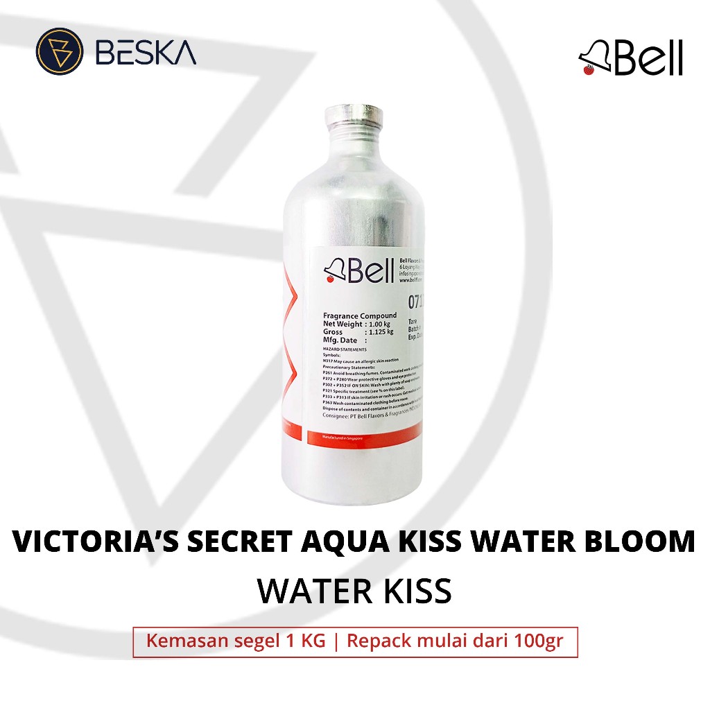 WATER KISS - BELL | REPACK BIBIT PARFUM MURNI