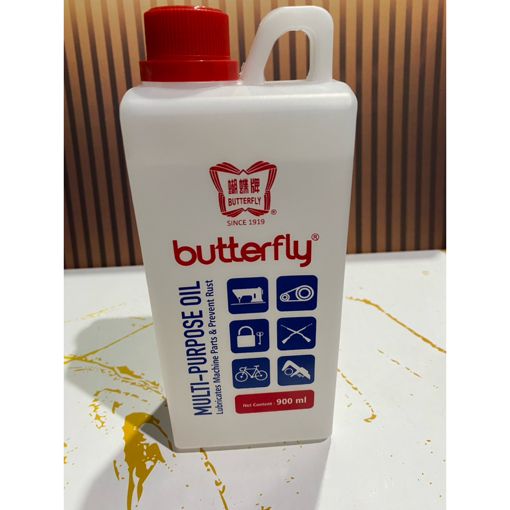 Minyak Mesin Jahit Butterfly| Mesin Obras Butterfly 900 ml