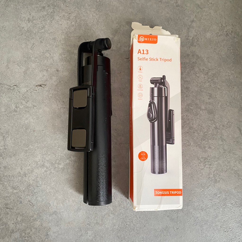 Mixio tripod A13 selfie stick tongsis bekas preloved second