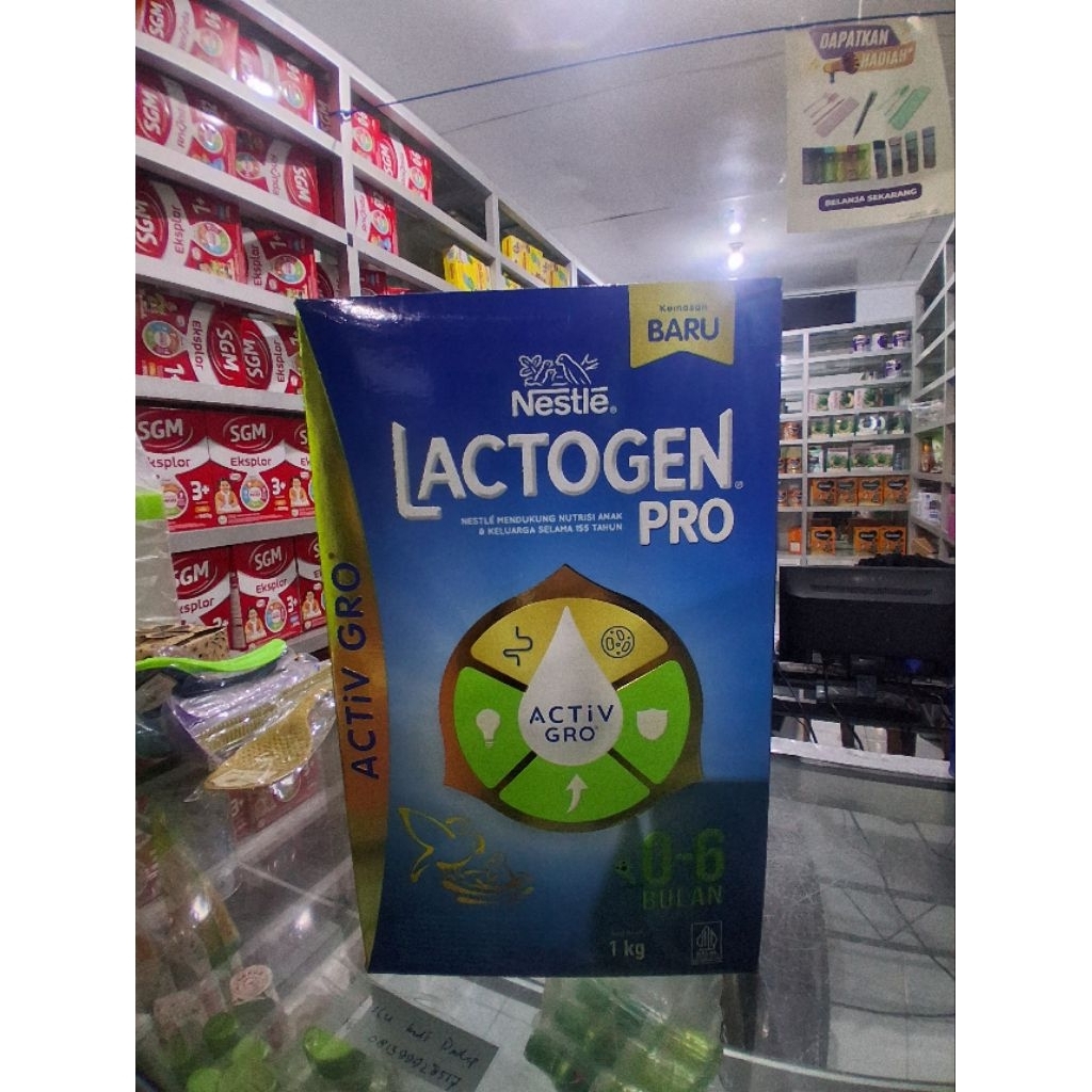 Susu Formula Nestlé Lactogen 1 (1kg) untuk Bayi 0-6 Bulan