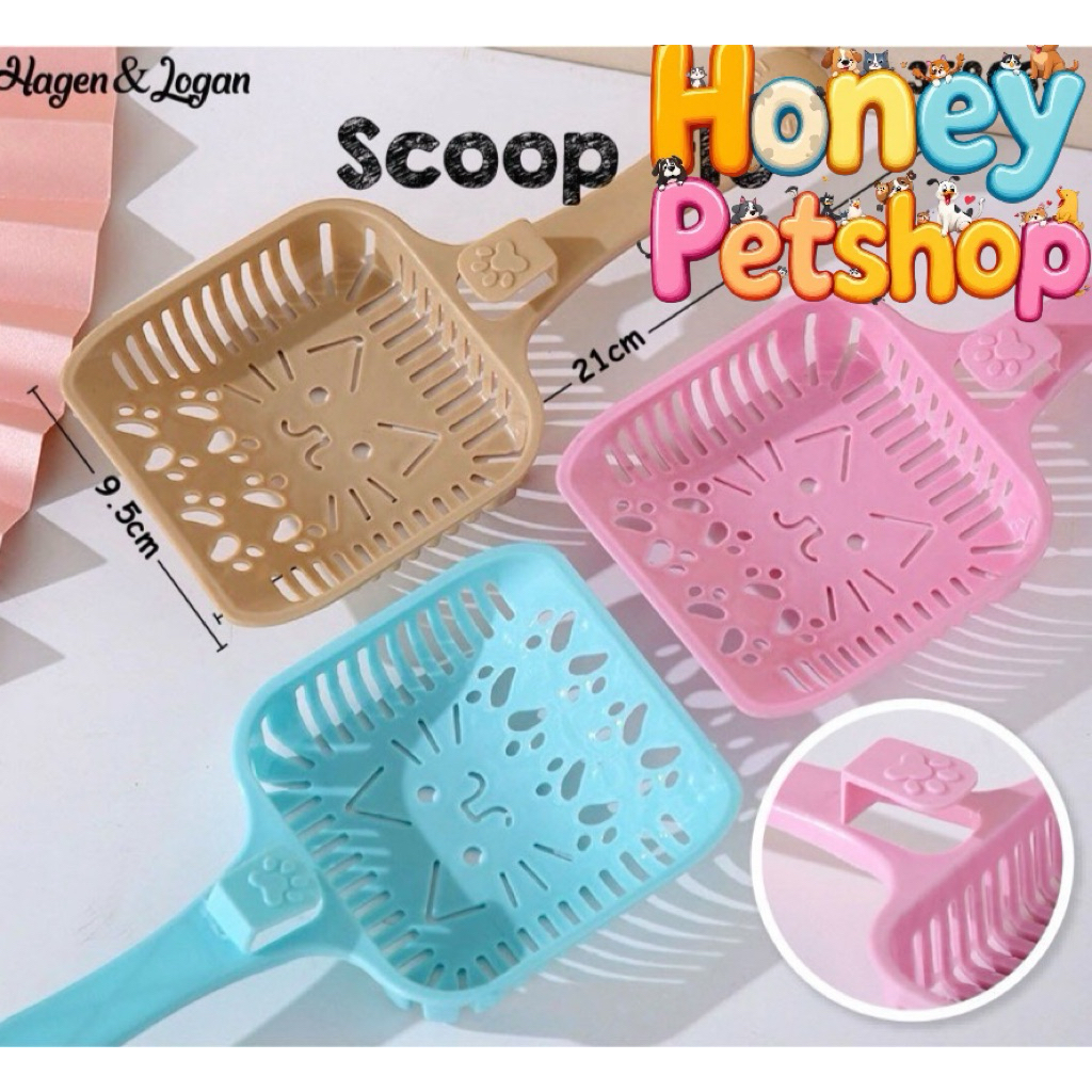 HAGEN & LOGAN SCOOP PASIR KOTORAN KUCING