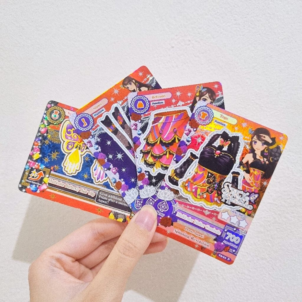 Aikatsu Kartu Card Premium Ran Multicolor Ori Set