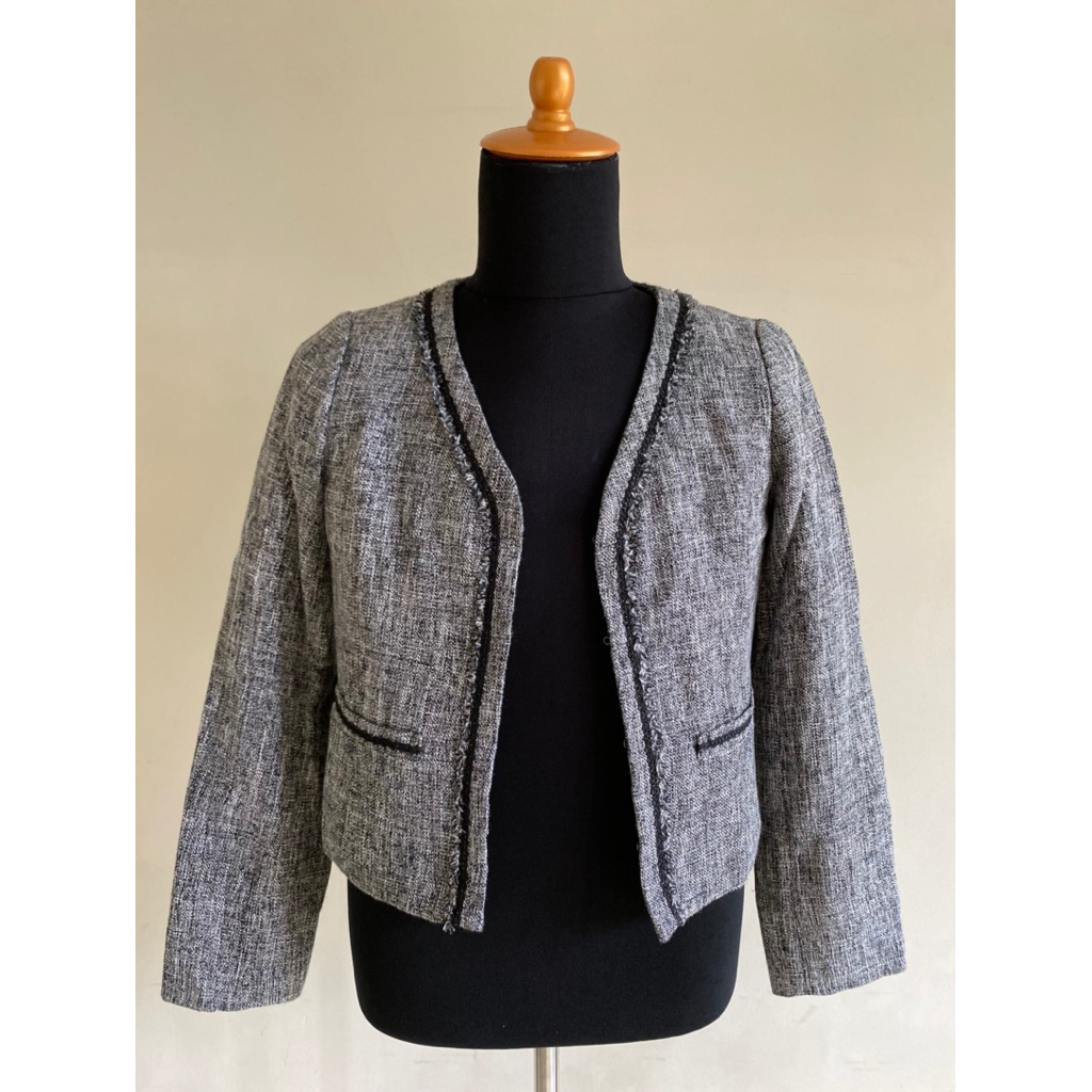 GREY BLAZER | BLAZER BRANDED
