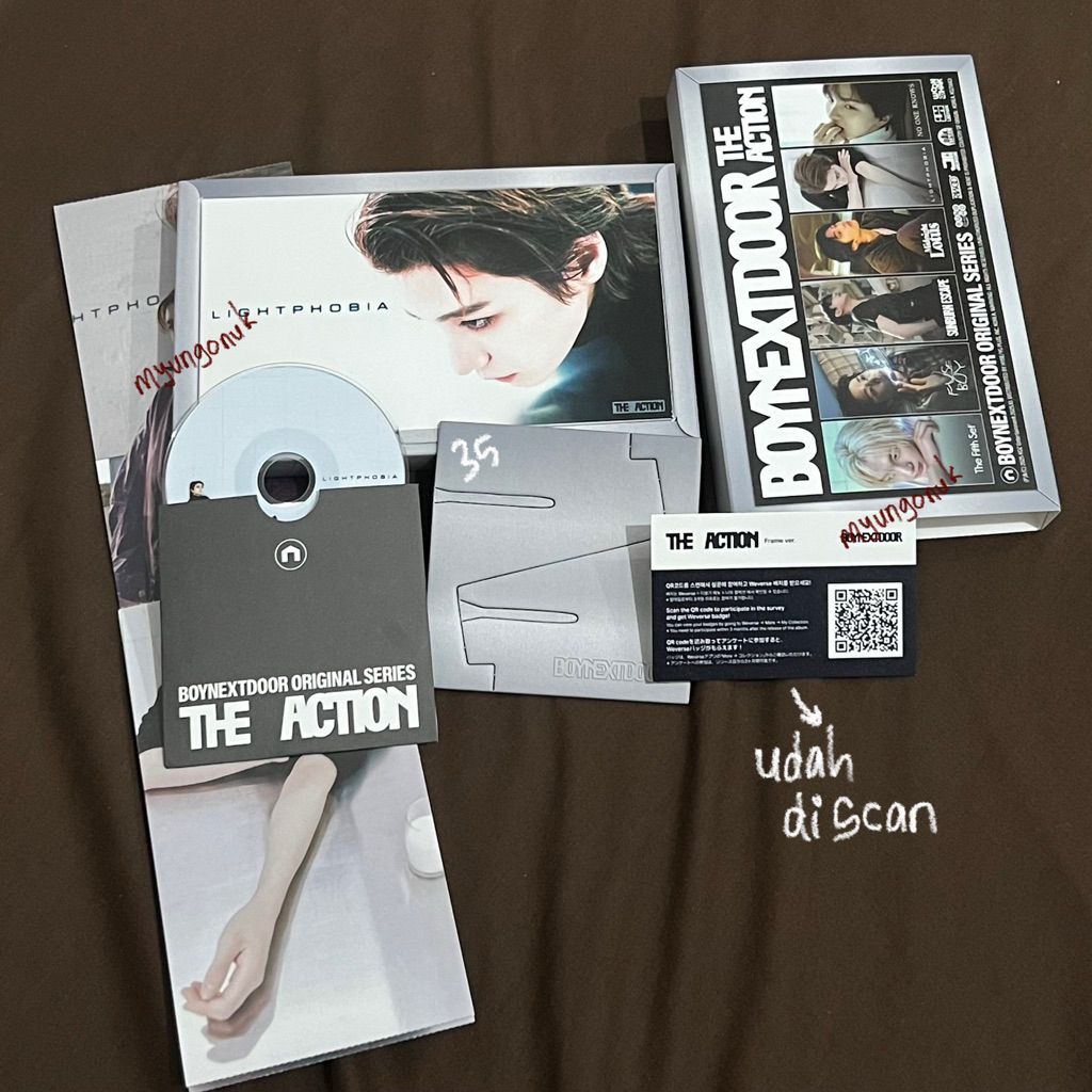 Album Only The Action Frame LEEHAN BOYNEXTDOOR