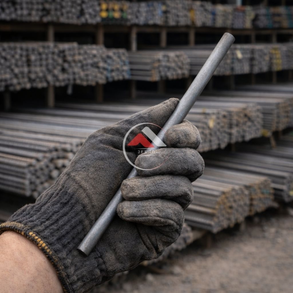 Besi Beton 12 mm Polos 1m | Besi Beton Ecer | Besi Cor | Besi Bangunan Multifungsi