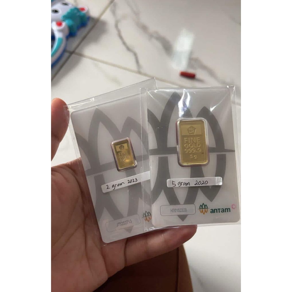 Logam Mulia Emas Antam 2 Gram - Kadar 99.99%, Kemasan Certicard, Keamanan Investasi