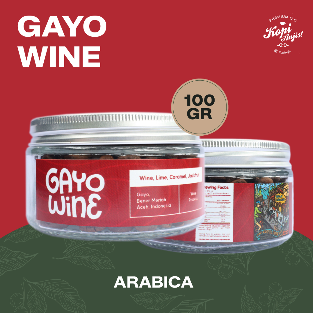 Kopis Anjis - Biji Kopi Arabika Gayo Wine  Specialty Roast Beans ( Gayo Winey )