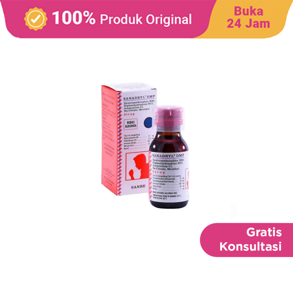 Sanadryl DMP Sirup 120 ml
