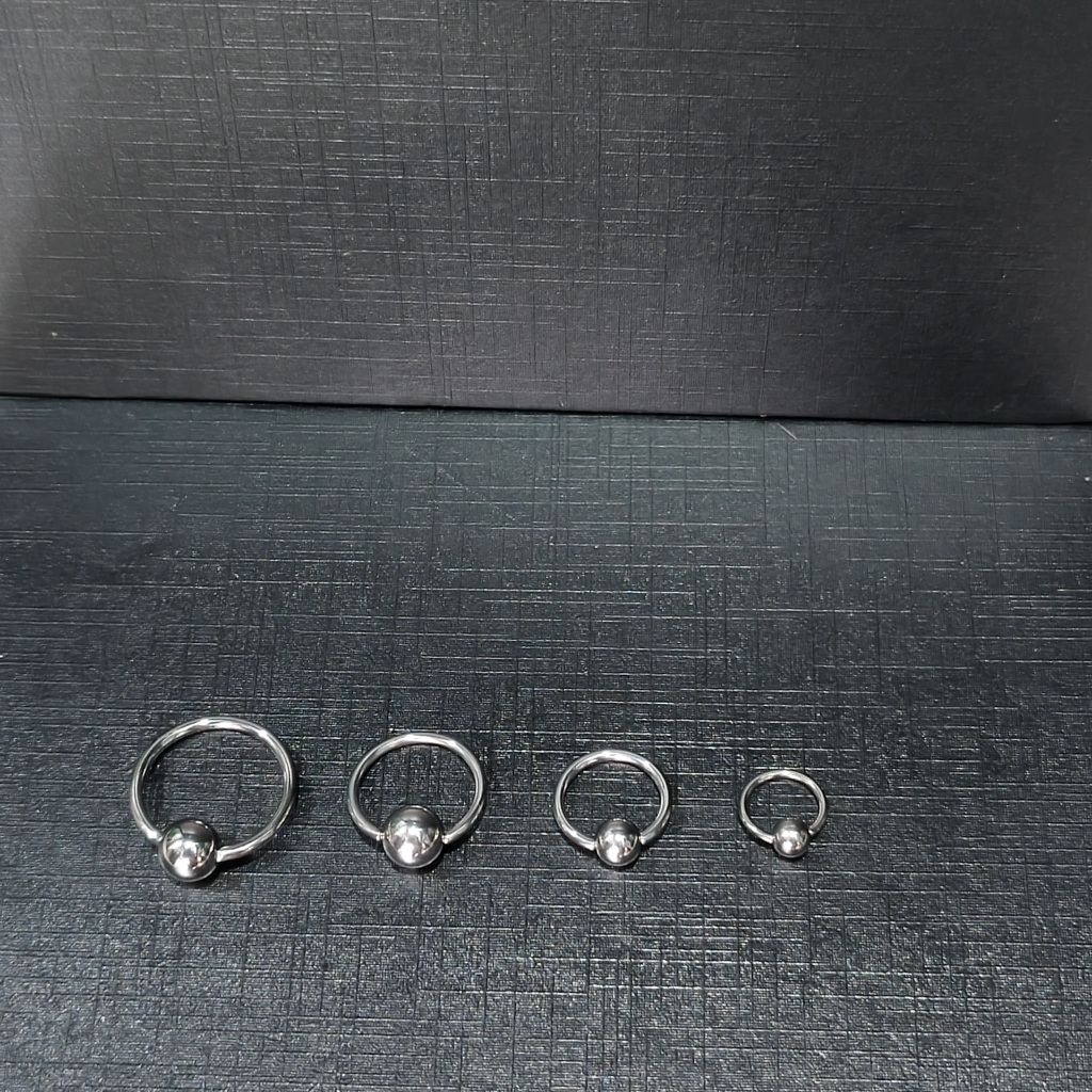 ANTING RINGBALL SEPTUM TITANIUM / TINDIK TELINGA / TINDIK SEPTUM TITANIUM / ANTING HIDUNG TITANIUM /