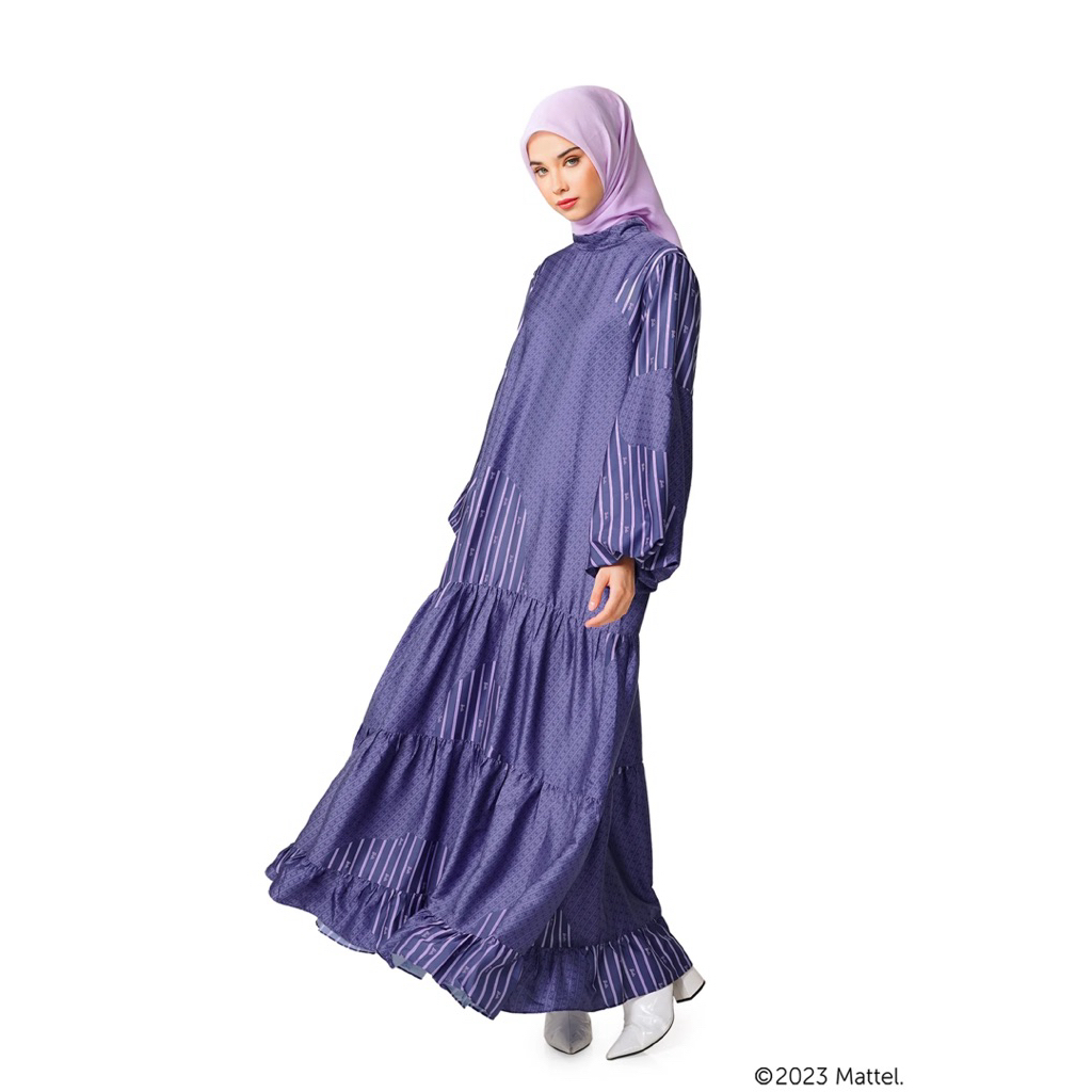 NADA PUSPITA - SALE NEW - VACANZA TIERED DRESS - NAVY