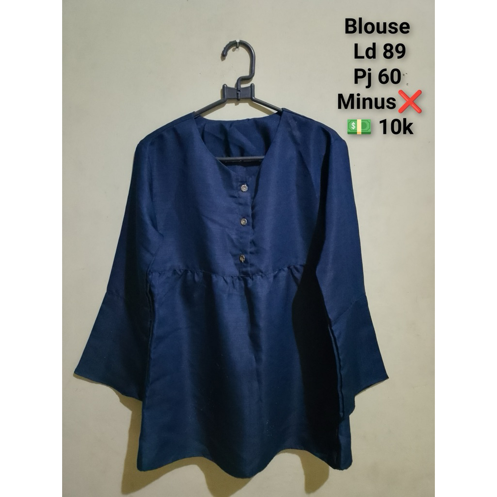 [Preloved] Blouse Navy
