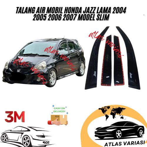 Talang air mobil Honda jazz lama 2004 2005 2006 2007 model slim