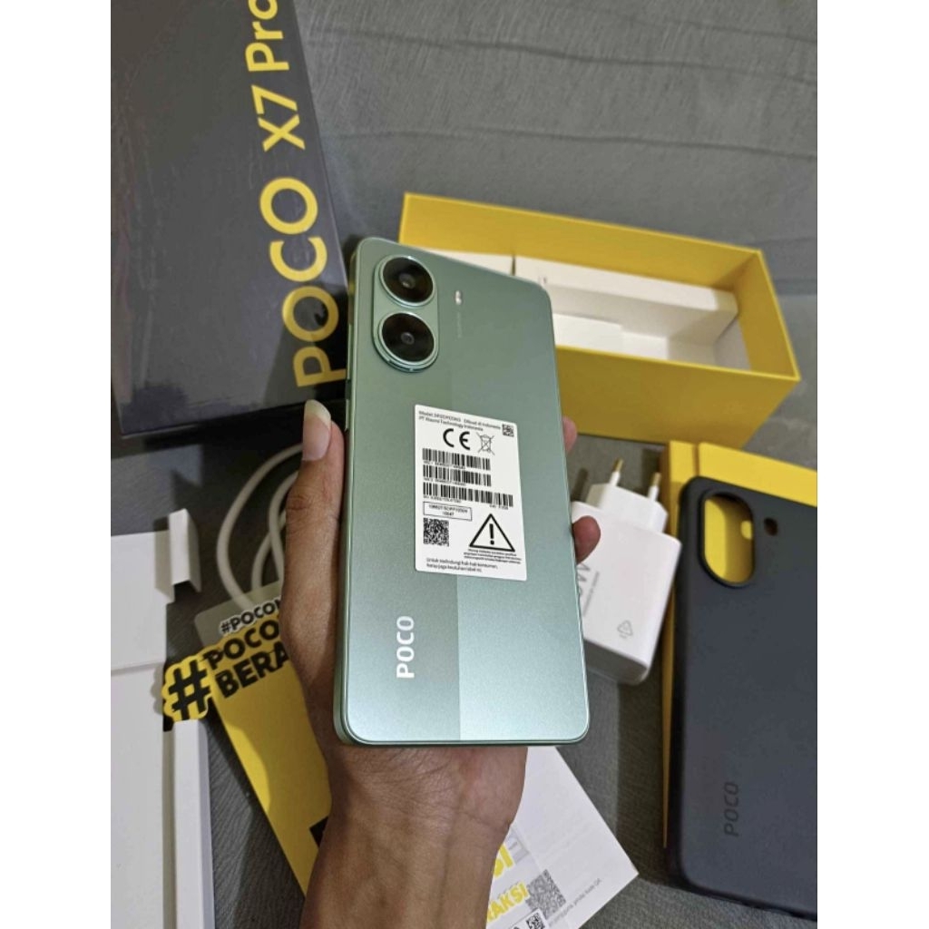 Poco x7 pro 5g ram 12/512gb bekas fullset