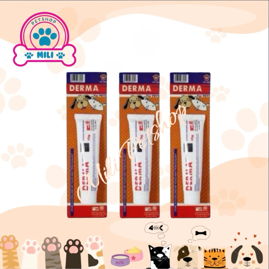 Derma Cream Salep Jamur Anjing Kucing Gatal