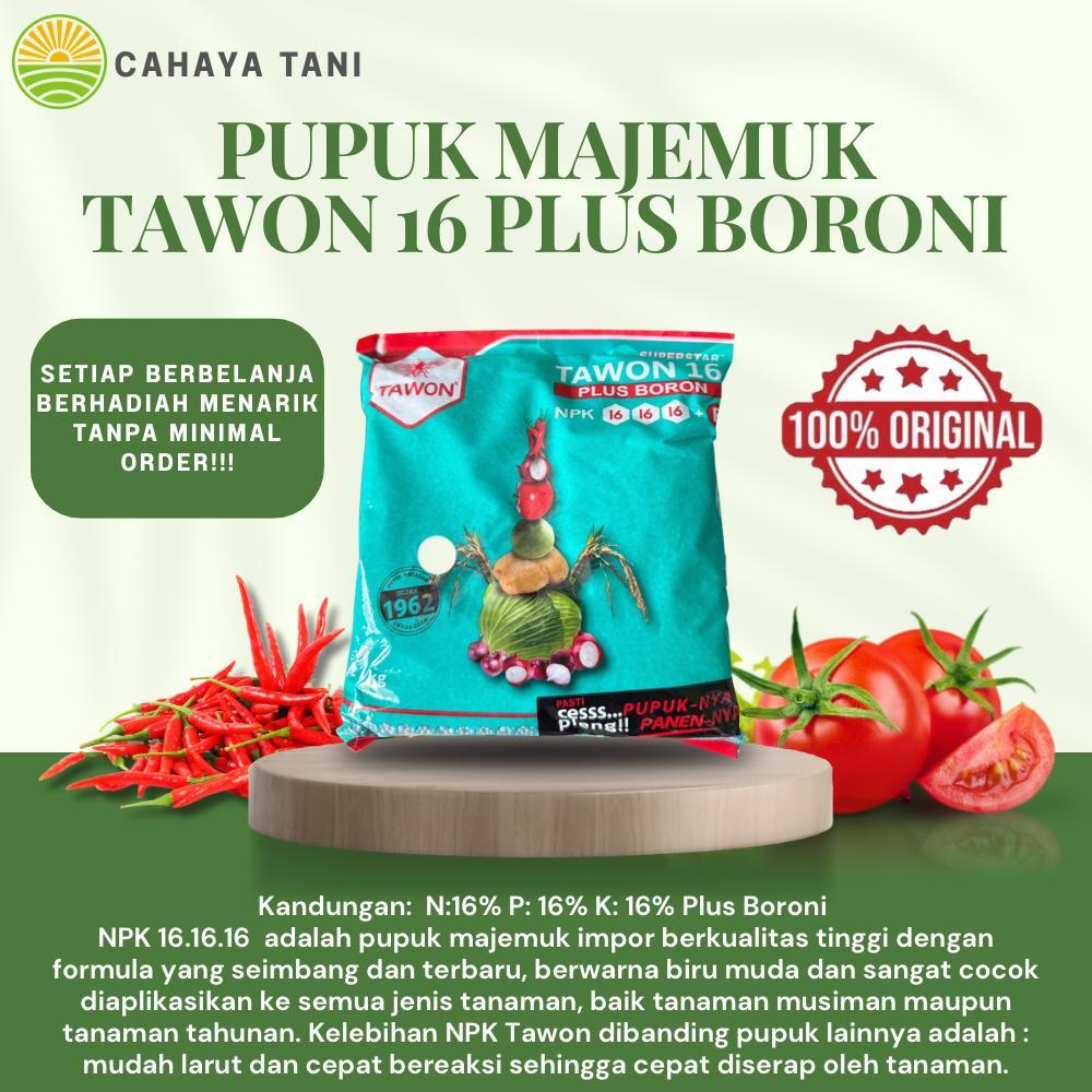 Pupuk Majemuk NPK 16 PLUS BORONI 1Kg Tawon