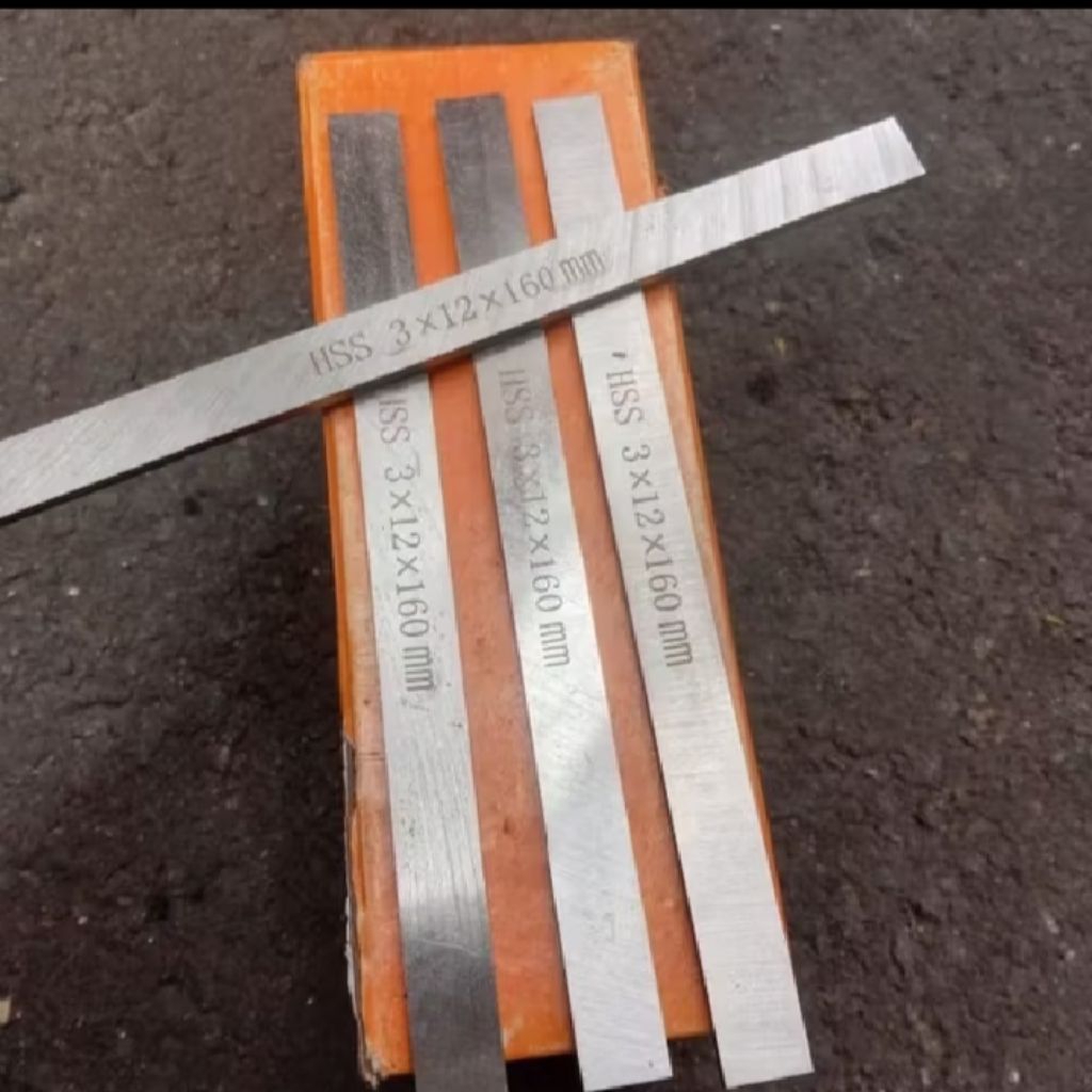 Pahat Bubut HSS 3 x 12 x 160 Mm Mata potong pisau Bubut kayu 3Mm x 12Mm x 160Mm