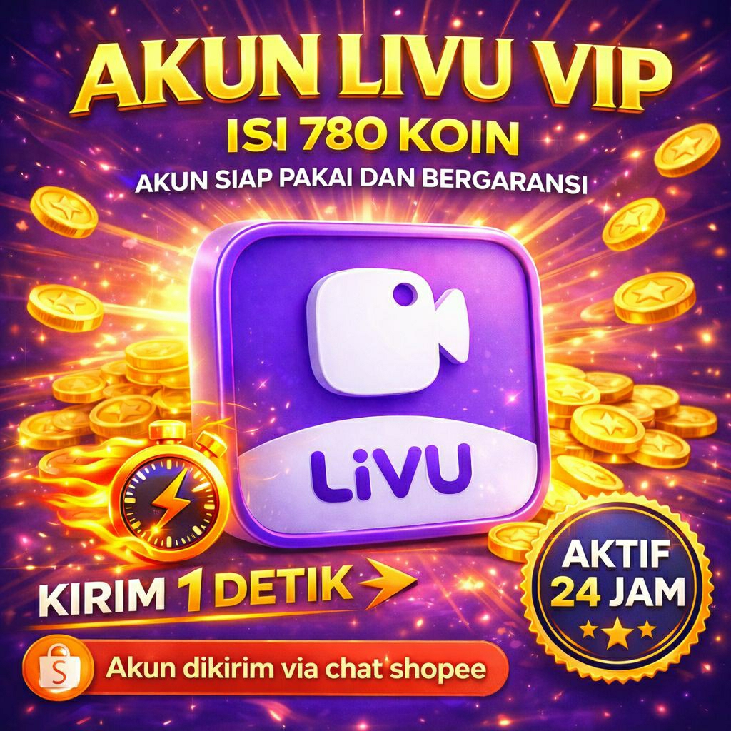 Akun LivU VIP Gratis 780 Koin Akun Siap digunakan Murah - Proses Kirim 1 Detik - Admin Aktif 24 Jam