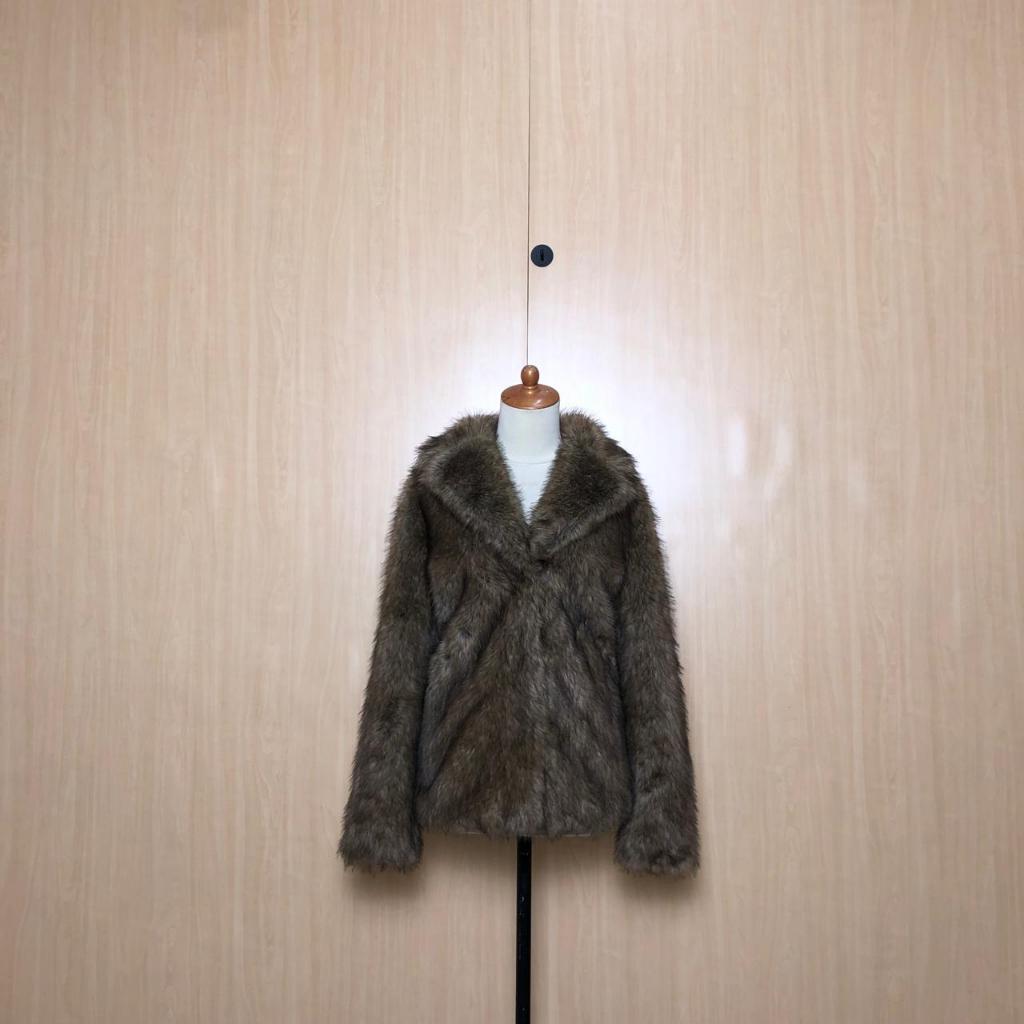 MANGO FUR JACKET, JAKET MANGO WINTER BULU