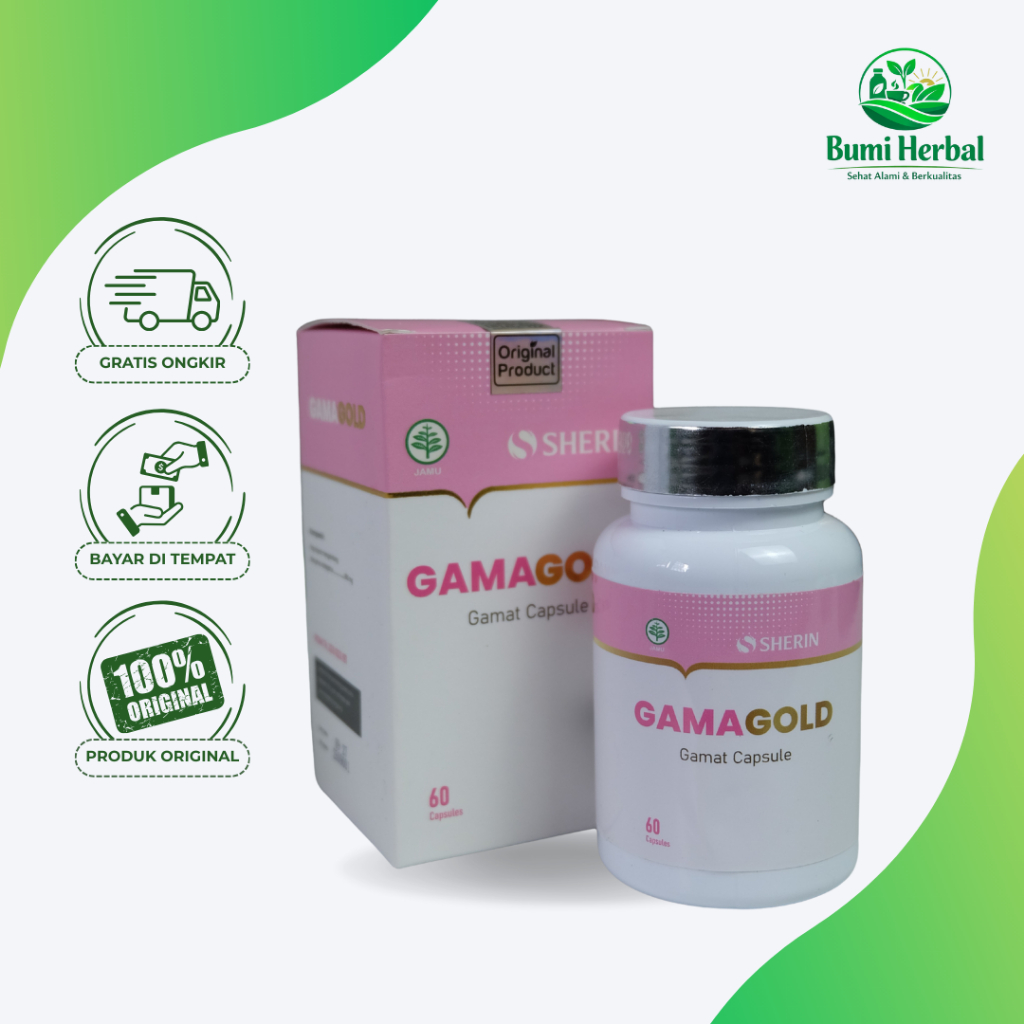 Sherin - Gamagold Kapsul Kecantikan isi 60 Kapsul