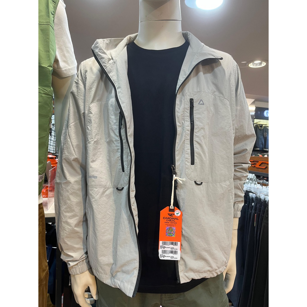 Jaket Pria Nilon Cardinal Casual S-XXL