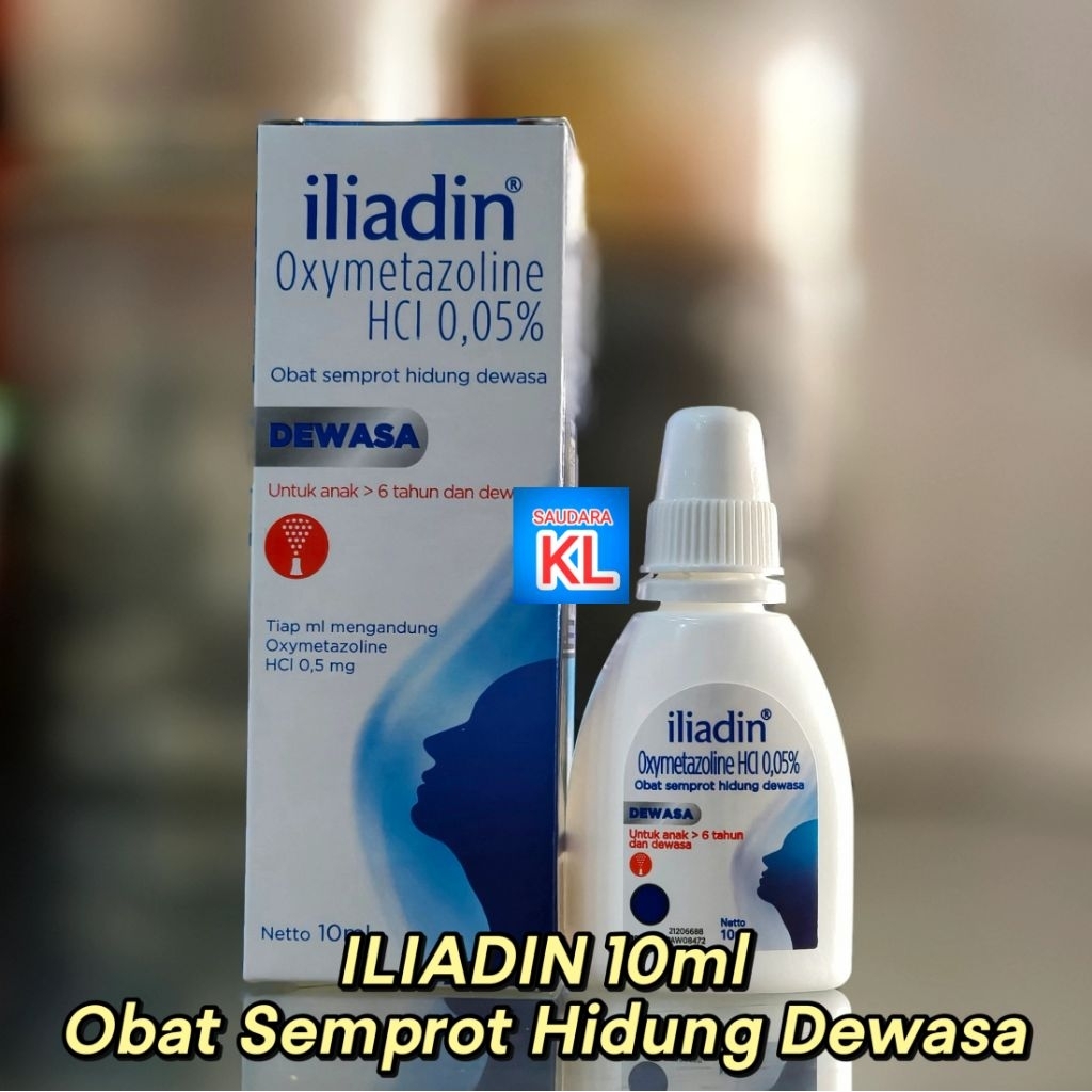 ILIADIN 10ml - Obat Semprot Hidung Dewasa
