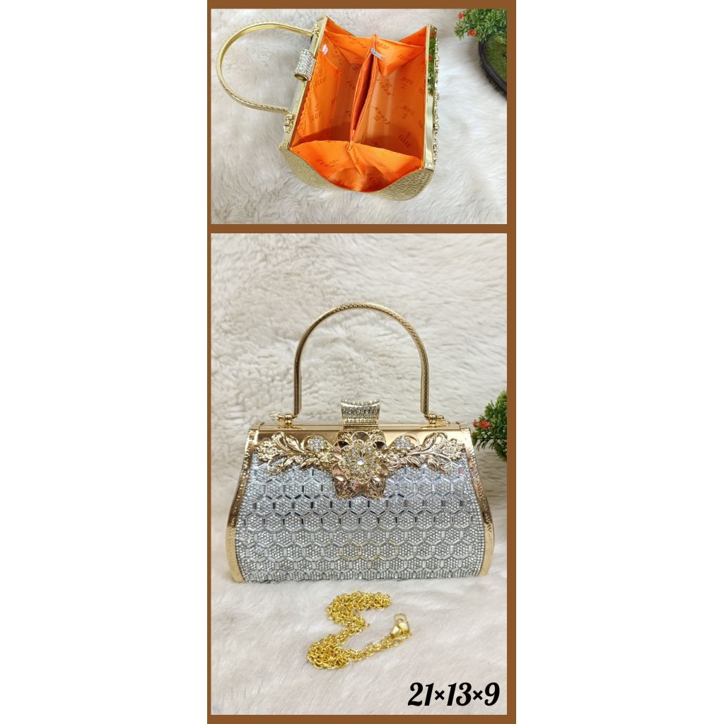 TAS ELGAN CLUTCH TAS PESTA TAS PENGANTIN #Z3116