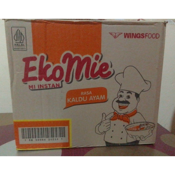 Eko Mie rasa kaldu ayam 1 Kardus isi 40 bks - Mie instan eko mie kaldu ayam