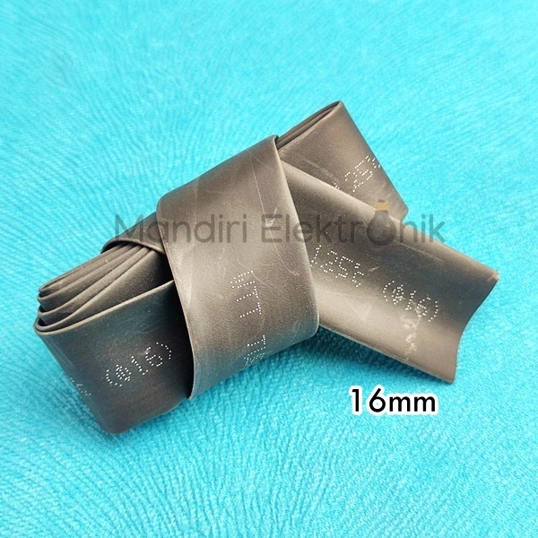 Selongsong Kabel Bakar 16 mm per meter - Selang Bakar Heatshrink Tube 16mm Isolasi Kabel Bakar Ecer