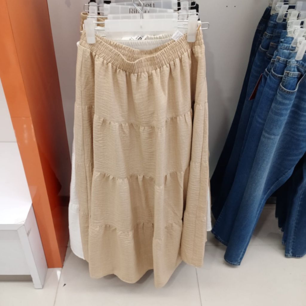 RILLEY ROK WANITA - ROK PANJANG WANITA - ROK WANITA CASUAL - ORIGINAL