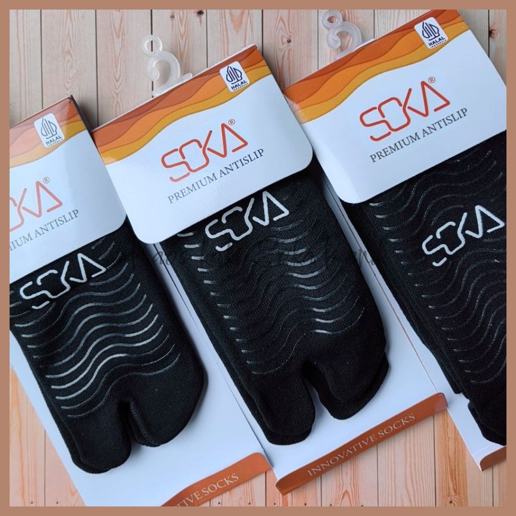(KSK) Kaos Kaki SOKA ANTI SLIP S/M/L - Anti Licin Premium