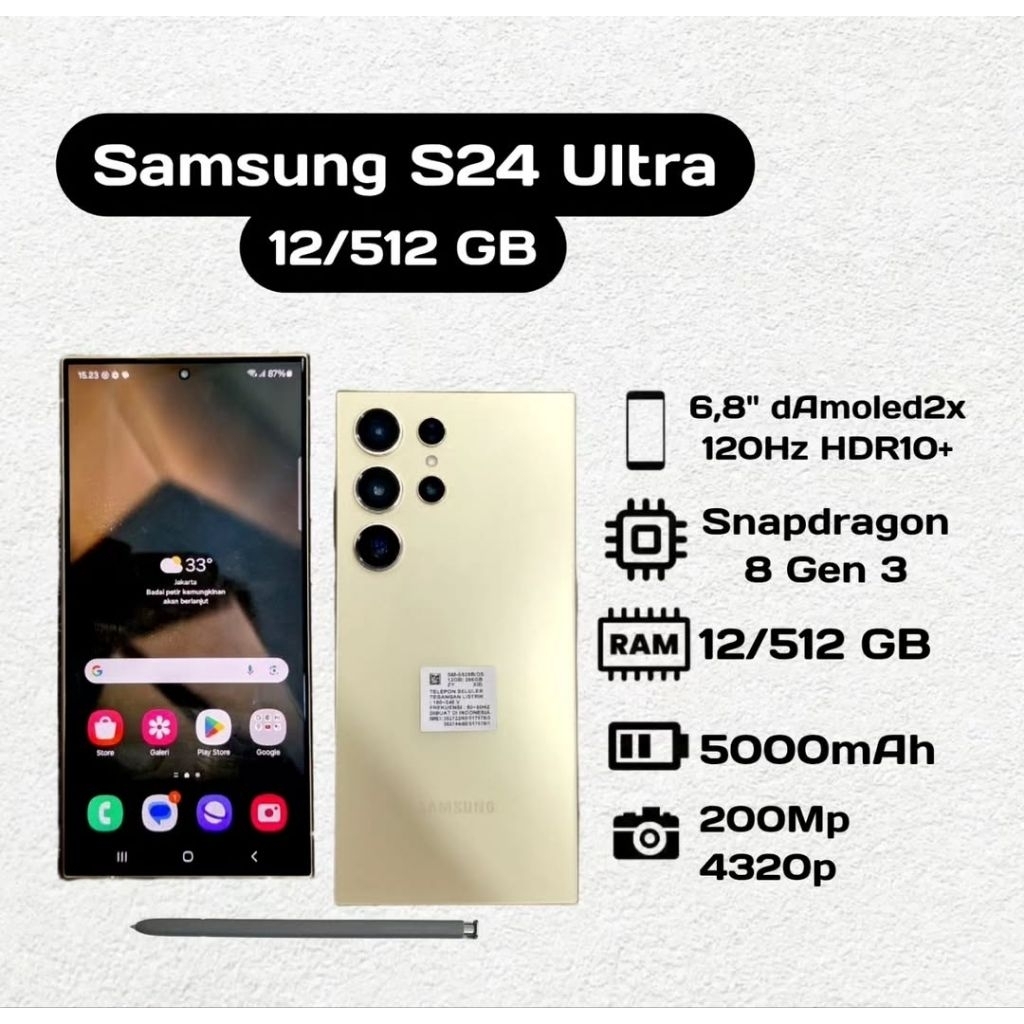 Samsung Galaxy S24 Ultra 12/512 GB Second