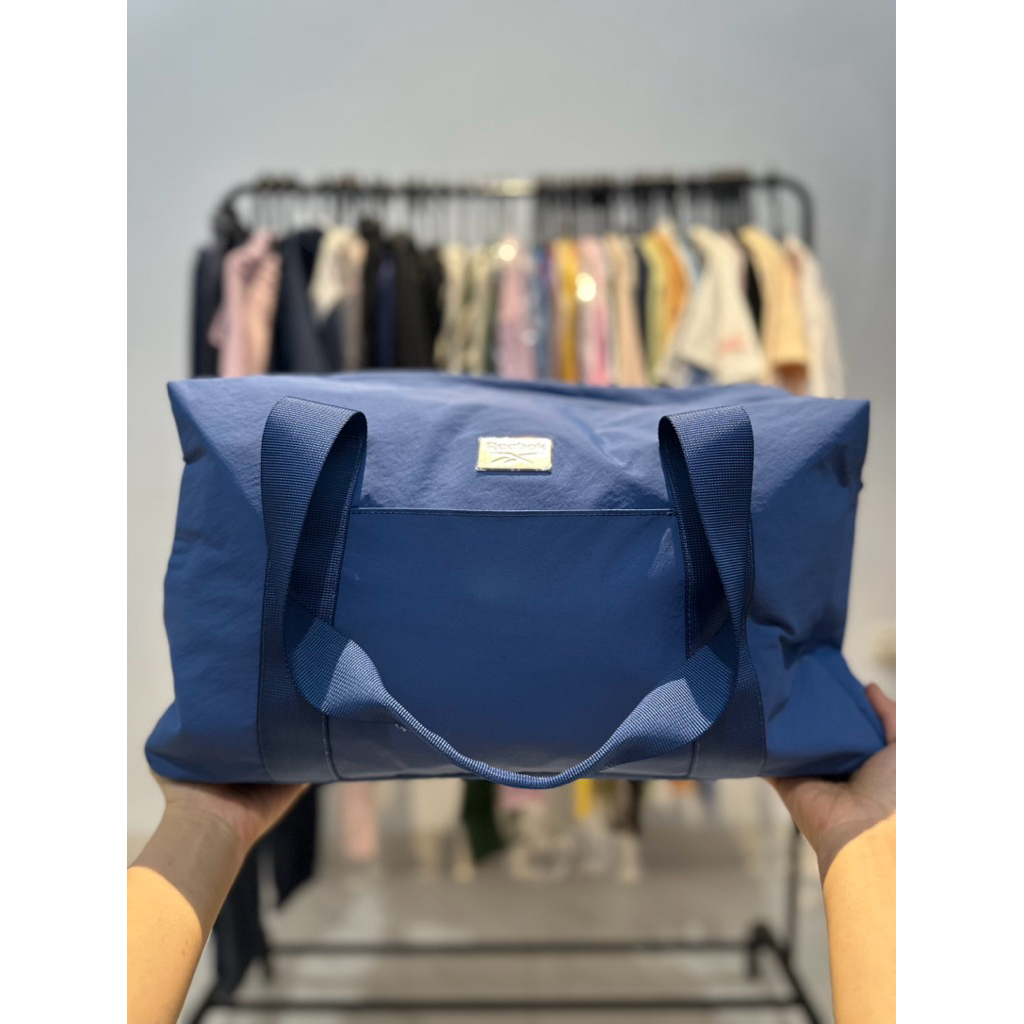 TAS DUFFLE WOMEN GYM BAG REEBOK UNIFORM BLUE REEWDB247UB TAS GYM FITNESS DUFFLE BAG TRAVEL BAG TAS S
