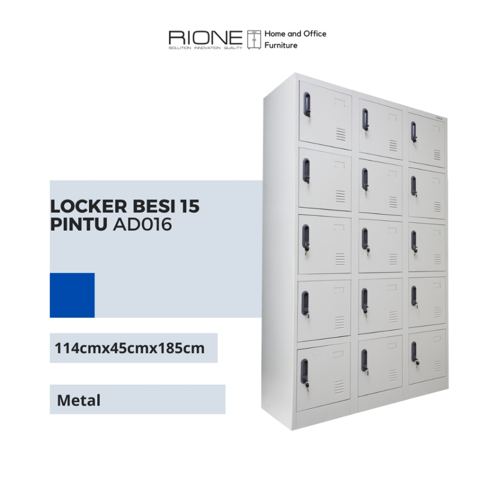 RIONE Locker Besi 15 Pintu AD016