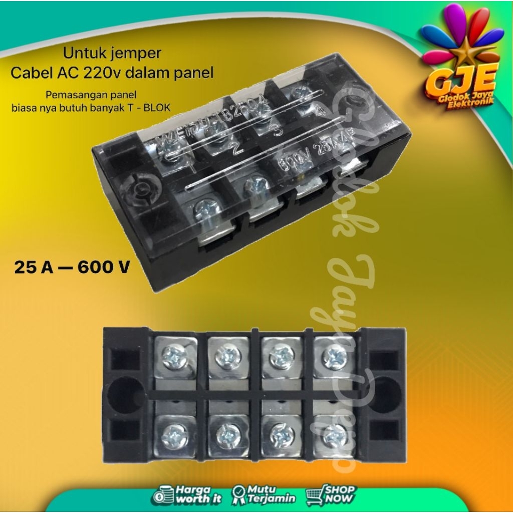 TERMINAL BLOK 4PIN × 2 TB-2504